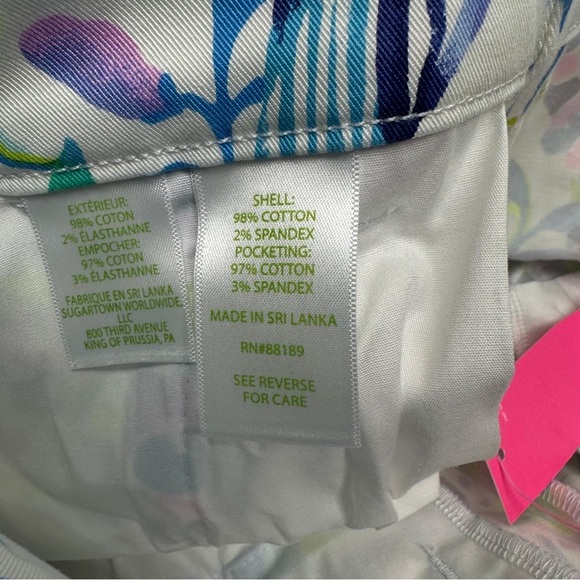 Lilly Pulitzer Callahan stretch Floral Print Women's Shorts size 12 nwt - Picture 10 of 12
